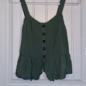 Green dressy button up